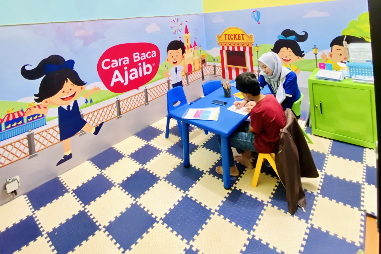 Suasana belajar anemone kediri